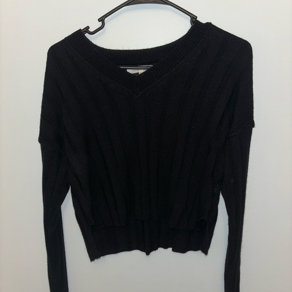 Chic Black Knit Sweater